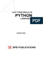 Test your Skills in Python Language A complete questionnaire for self-assessment by Shivani Goel (z-lib.org)