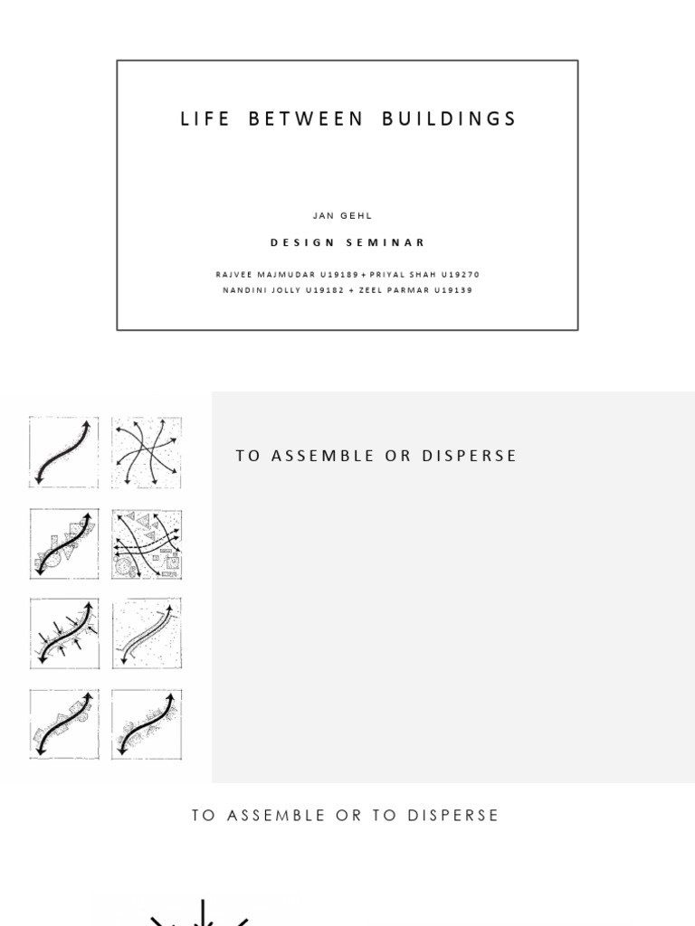Urban Design: Assemble vs Disperse | PDF | Street | Traffic
