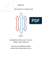 Proposal Permohonan Bantuan Sapi