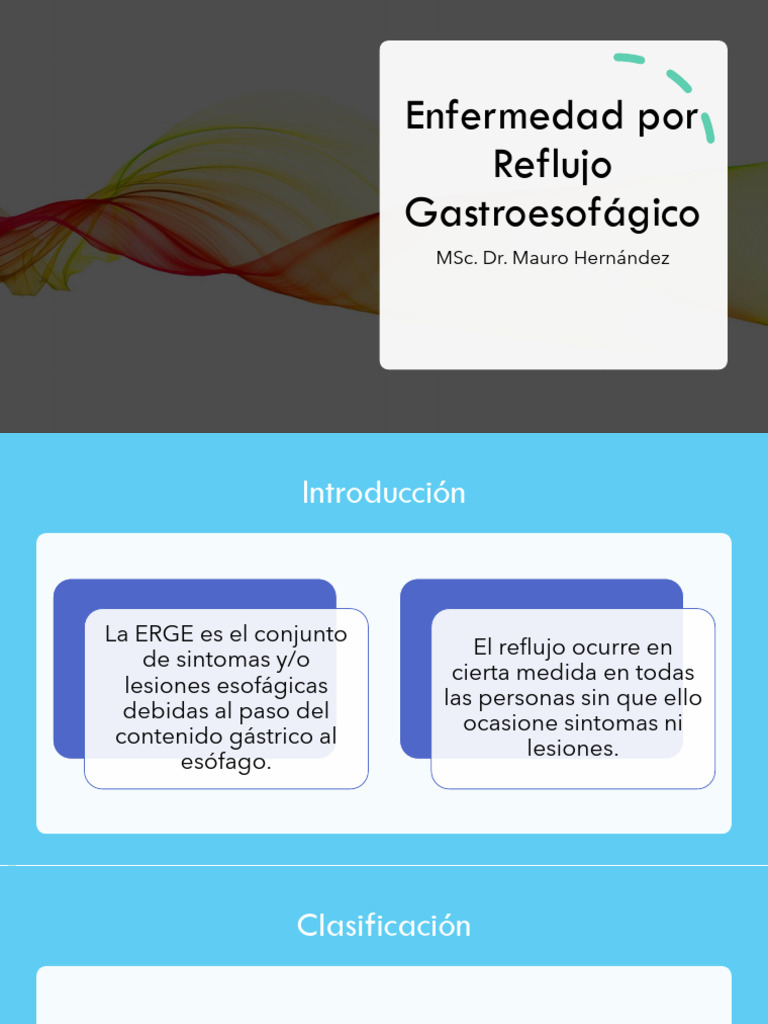 Fisiopatología de la ERGE | PDF | La enfermedad por reflujo ...