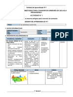 1° Grado - Sesiones Del 04 Al 08 de Marzo