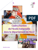 Plan Action Maternelle 2020 2025