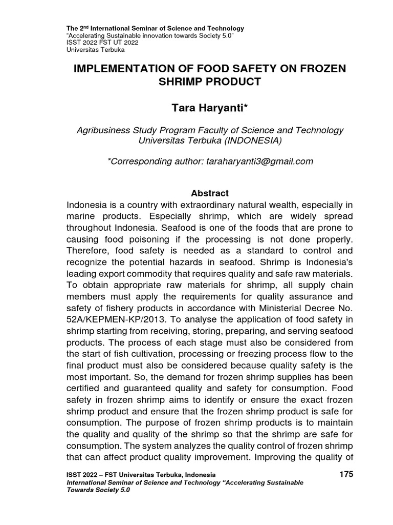 implementation-of-food-safety-on-frozen-shrimp-pdf-hazard-analysis