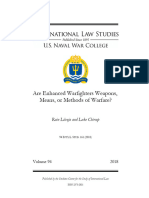 Article 4 Enhanced Warfighters - Weapons Means or Methods.