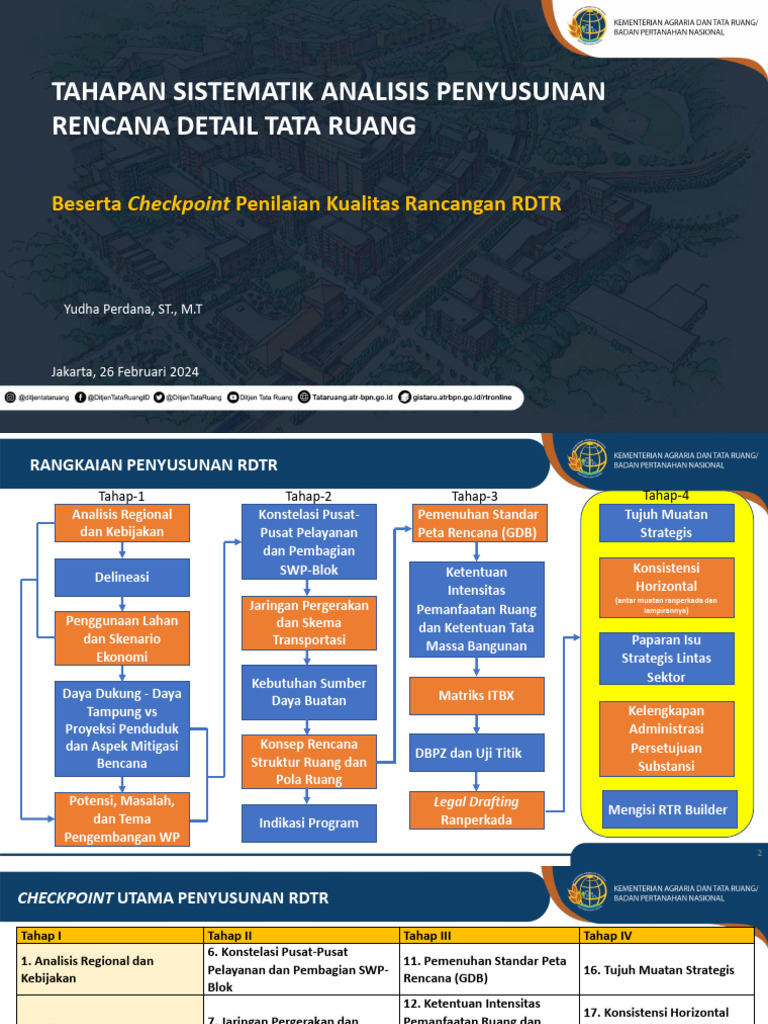 Analisis Penyusunan RDTR Jakarta | PDF | Teknologi & Rekayasa