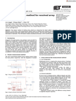 The Journal of Engineering - 2019 - Lingge - Fast Measurement Method For Received Array Antenna