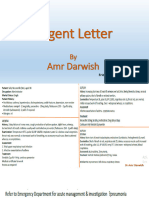 Urgent Letter Amr Darwish Oet Writing Presentation