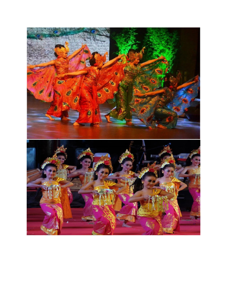 Penari Tari Pendet dengan busana tradisional