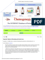 INTERNET Database of Periodic Tables - Chemogenesis
