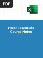 Excel Essentials CourseNotes