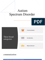 Autism Spectrum Disorder