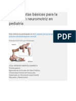 2.3 Herramientas básicas para la evaluación neuromotriz en pediatría