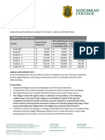 Kingsmead College - Fee Schedule 2023