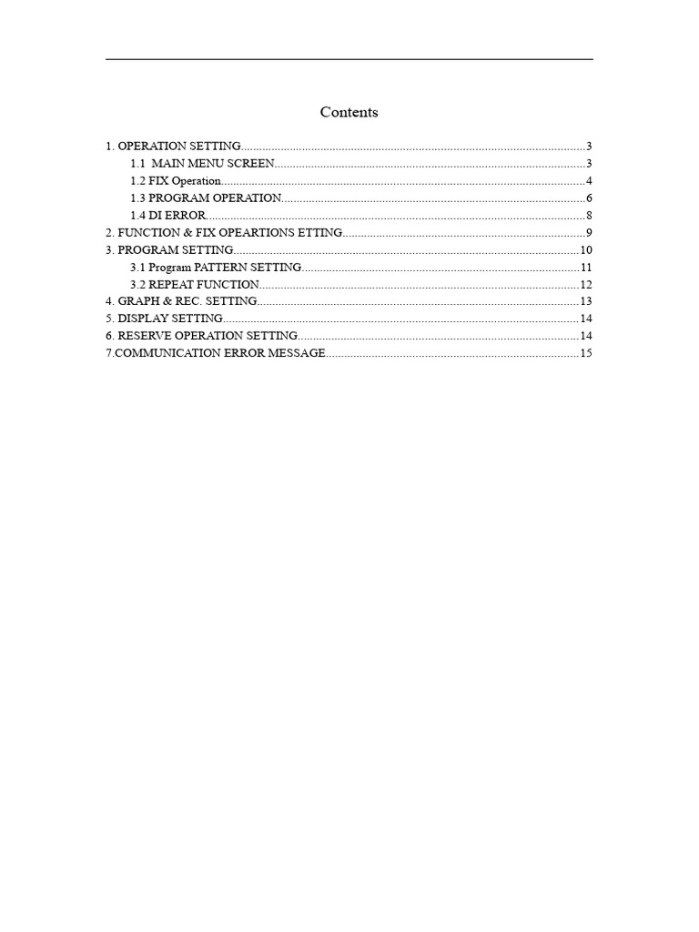 Operation and Program Settings Guide | PDF | Parameter (Computer ...