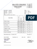 Marksheet 11