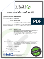 Certificat Conformité Micro Onduleur Enphase Iq7