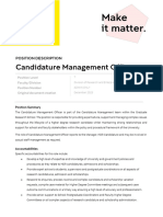 Position Description - Candidature Management Officer - Feb 2024