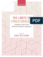 The Limits of Structuralism - Forgotten Sources in the History of Modern Linguistics