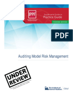 Auditing Model Risk Management 2018