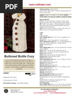 Buttoned Bottle Cozy