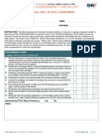 Individual Skill Assesment