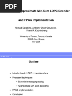 A Bit-Serial Approximate Min-Sum LDPC Decoder and FPGA Implementation (Presentation)