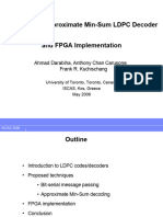 A Bit-Serial Approximate Min-Sum LDPC Decoder and FPGA Implementation (Presentation)