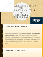 Literary Discussion Vs Literary Analysis Vs Literary Interpretation - Compress
