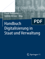 Handbuch Digitalisierung in Staat Und Verwaltung 1 Aufl 9783658236670 9783658236687