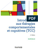 Introduction Aux Thérapies Comportementales Et Cognitives (TCC) - 2020