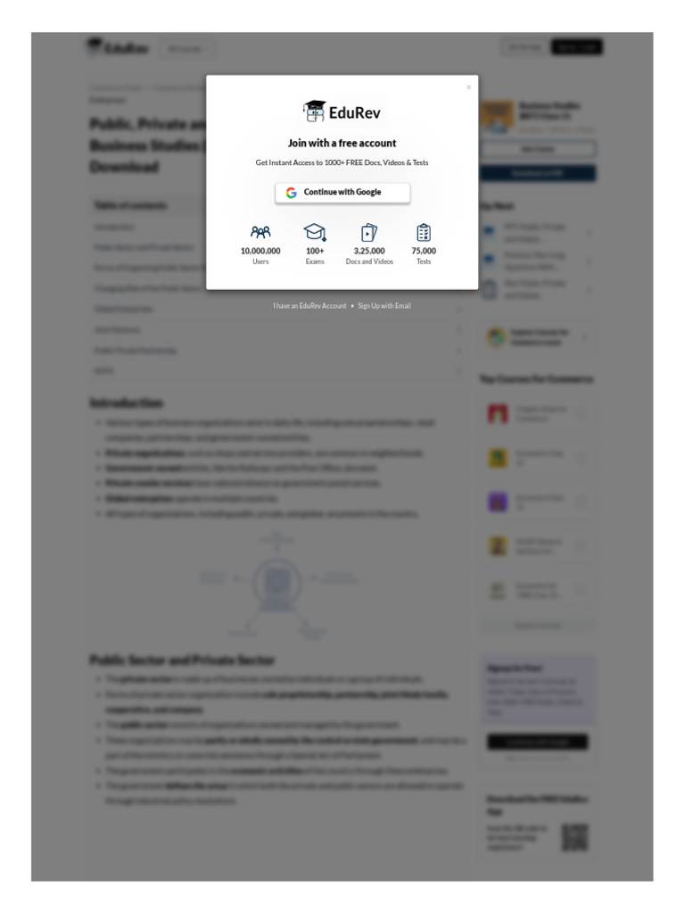 Edurev in t 73084 chapter notes part 1 public private and global