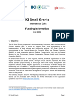 Funding-Information IKI Small Grants 2024