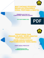 Peraturan Dan Pengelolaan Keselamatan Pertambangan