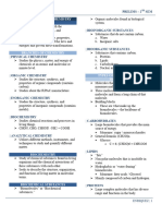 Biochemistry Reviewer Prelims 2nd Sem