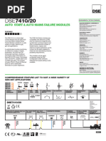 Dse 74107420 Data Sheet