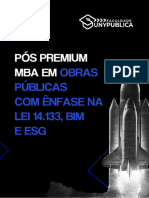 Mba - Premium - Obras Públicas - Ênfase Lei 14.133, Bim e Esg