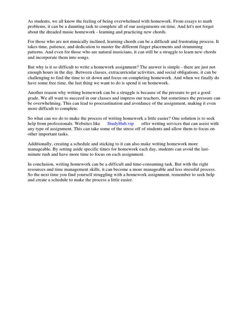 A Little More Homework Chords Pdf Sheet Music Homework