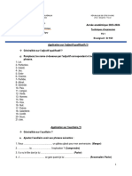 Application Parties Du Discours (Adverbes LJ Adjectif LJ Auxiliaire LJ Déterminant)