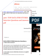 300+ TOP DATA STRUCTURES Interview Questions and Answers pdf