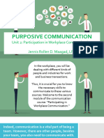 Purposive Communication Unit 2 Updated CP