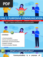 Purposive Communication Unit 1 Updated CP