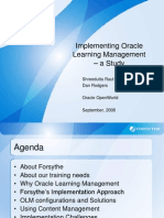 Oracle Learning Management