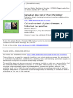 Cultural control of plant diseases_historial perspective