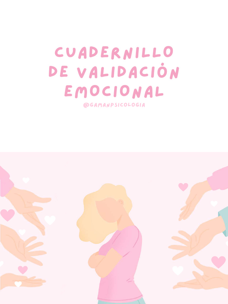 Cuadernillo de Validacion Emocional | PDF | Las emociones | Pensamiento