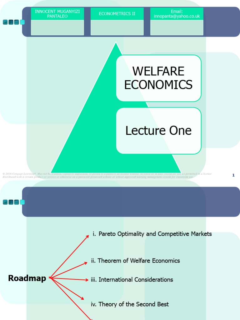 Welfare Economics Lect1 | PDF | Welfare Economics | Labour Economics