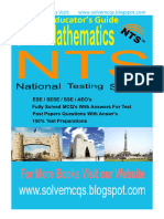 Educators Guide Mathematics For NTS Test