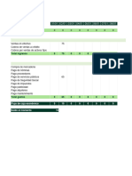 Plantilla Flujo de Caja Excel