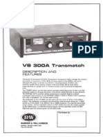 Barker & Williamson - VS300A (Manual)
