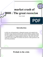 The Market Crash of 2008