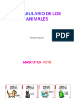 Vocabulario de Los Animales